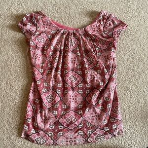 Women’s Floral Short Sleeve Shirt